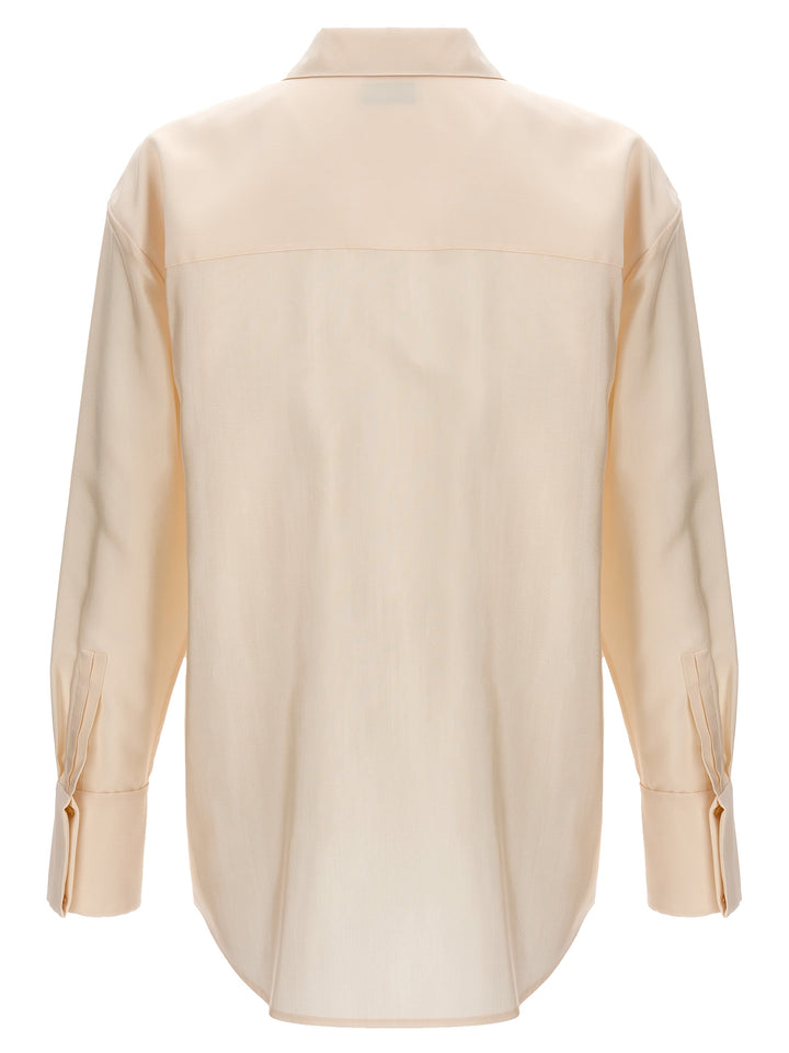 Saint Laurent Faille Shirt Camicie - Beige | e0ed9c9a315cd653b8cf73e0aba0be47dc40db70