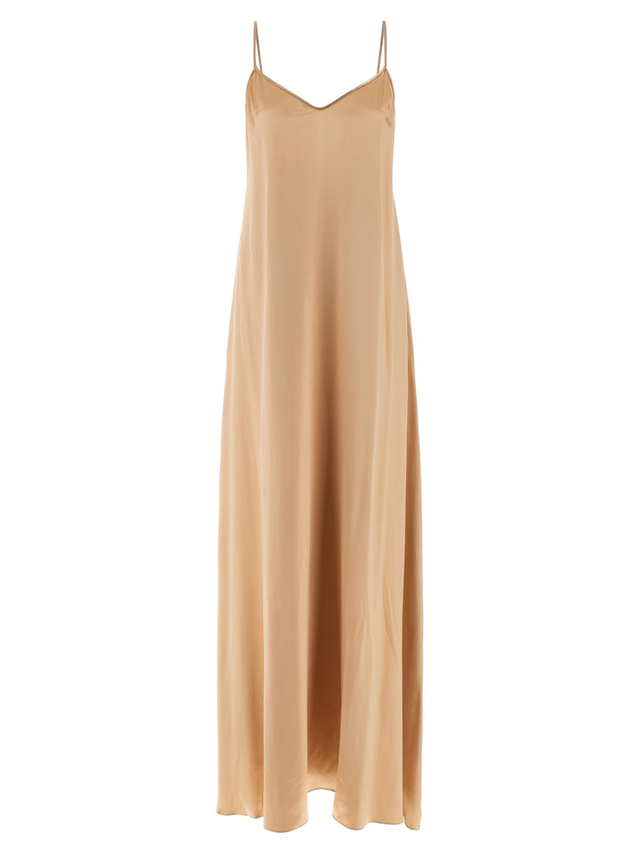 Ferragamo Viscose Dress Abiti - Beige | d1aaccd28495fa3fb7775a85718d2be322dc5156