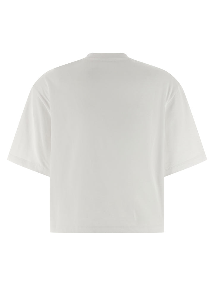 Ferragamo Floral Insert T shirt - Bianco/Nero | 6d1f471257f5d4a34a44fa0dd137fbbc0fe43d35