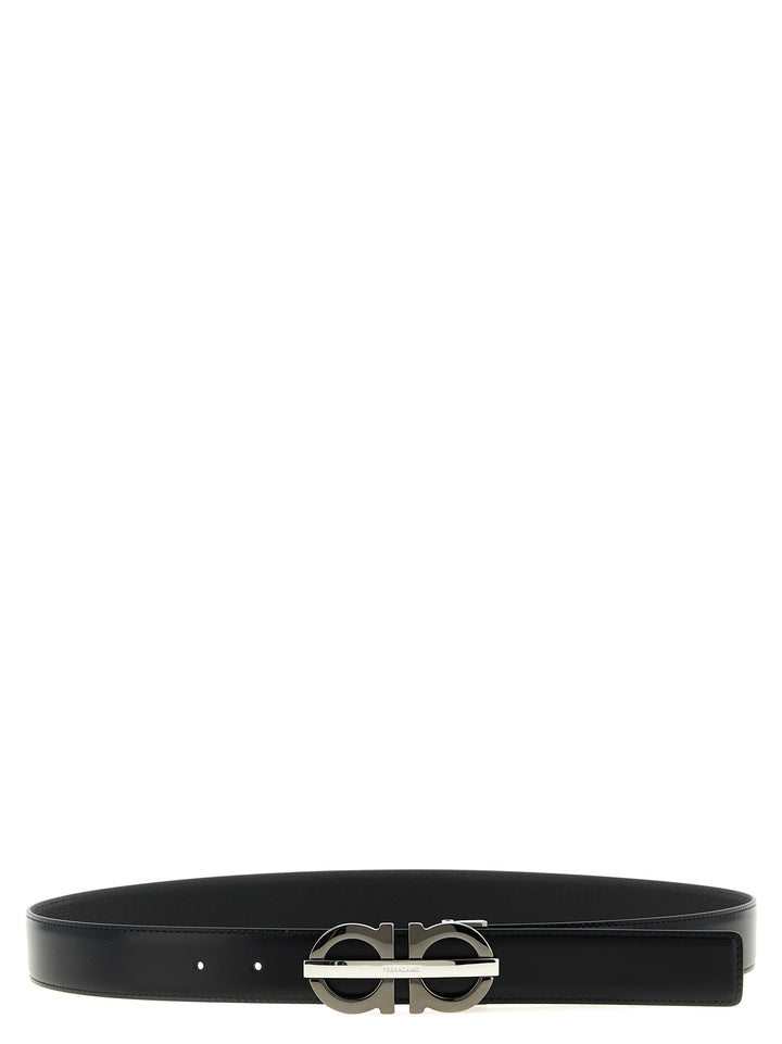 Ferragamo Gancini Cinture - Nero | ad4a7d502d5206434ac9fd9f45a2efdc0d359346