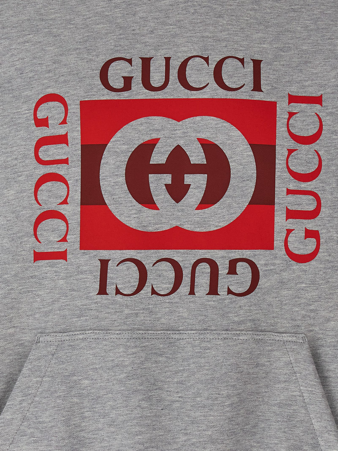 Gucci Gucci Incrocio Gg Felpe - Grigio | 98f2c802935f7449d854db19264a63e2f26a659c