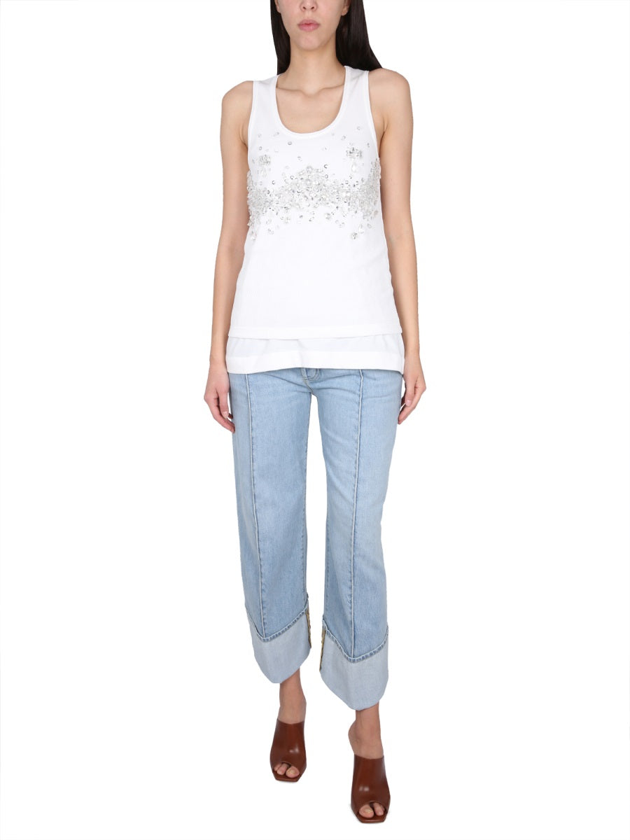 Bottega Veneta Top - White | bf1851a6ad807202ecd86e98dd1fe0f3cd5d33a0