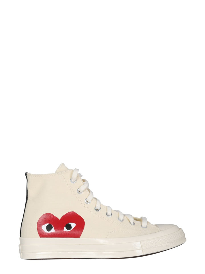 Comme Des Garçon Play x Converse Sneakers - Bianco | Wanan Luxury