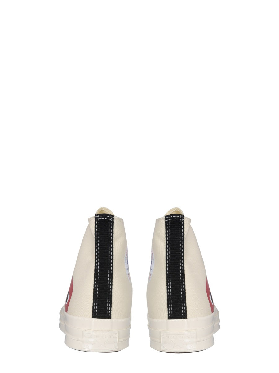 Comme Des Garçon Play x Converse Sneakers - Bianco | Wanan Luxury