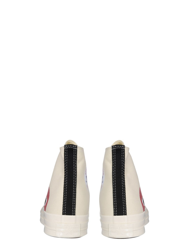 Comme Des Garçon Play x Converse Sneakers - Bianco | Wanan Luxury