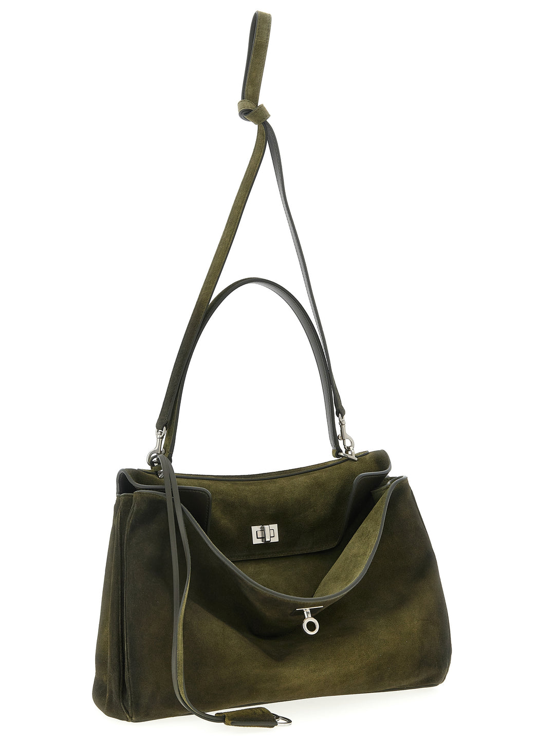 Balenciaga Rodeo Borse a Mano - Verde | 64a90cbe8a7731e6203068c21d571db5db2ce7f9