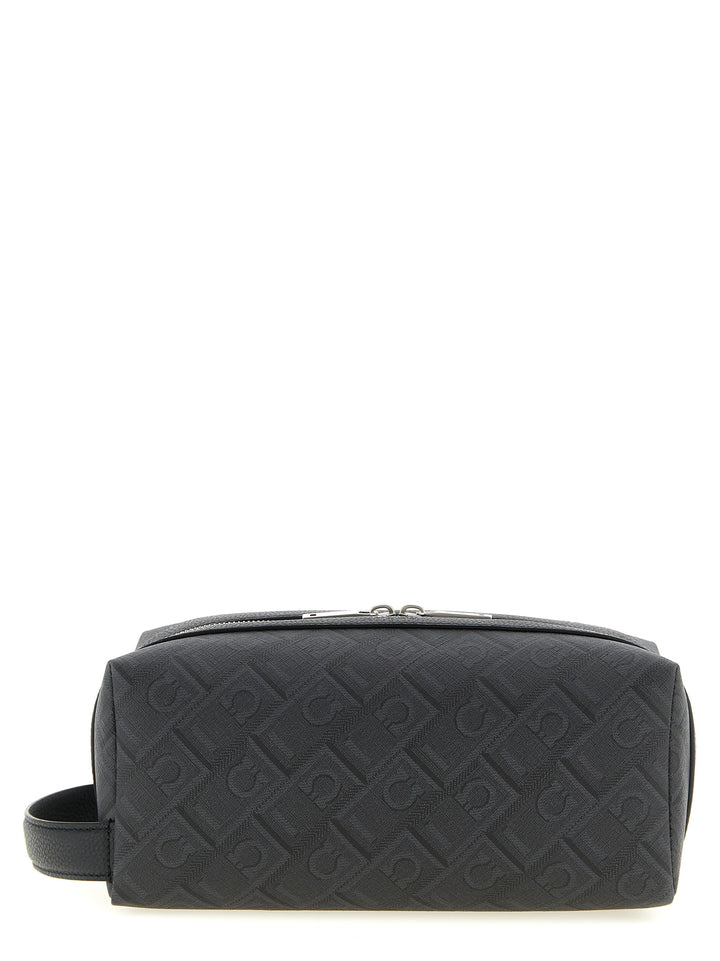 Ferragamo Dopp Kit Beauty - Nero | a94b4f94562eb3c4ae859a184d65208d6b10ff6a