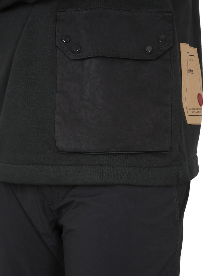 Ten C Felpe - Nero | Wanan Luxury