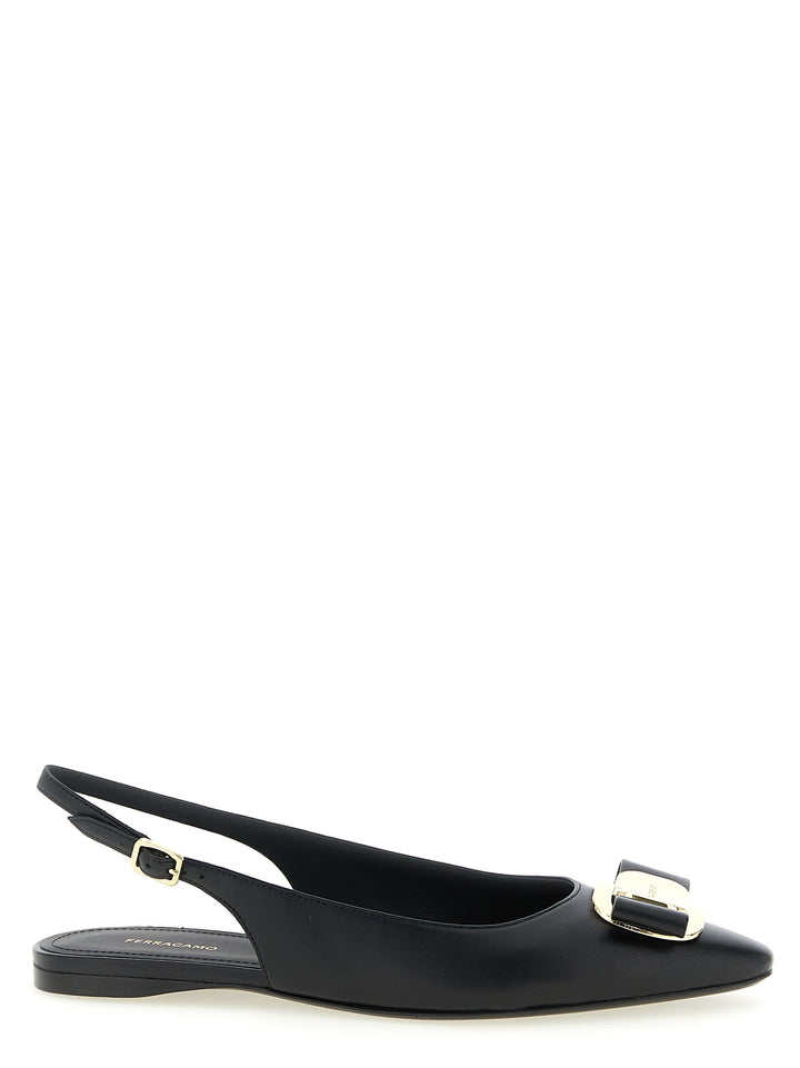 Ferragamo Zelmy Flat shoes - Nero | 6bac86b7bbc90fe0a949524362af05b7d4fbec0c