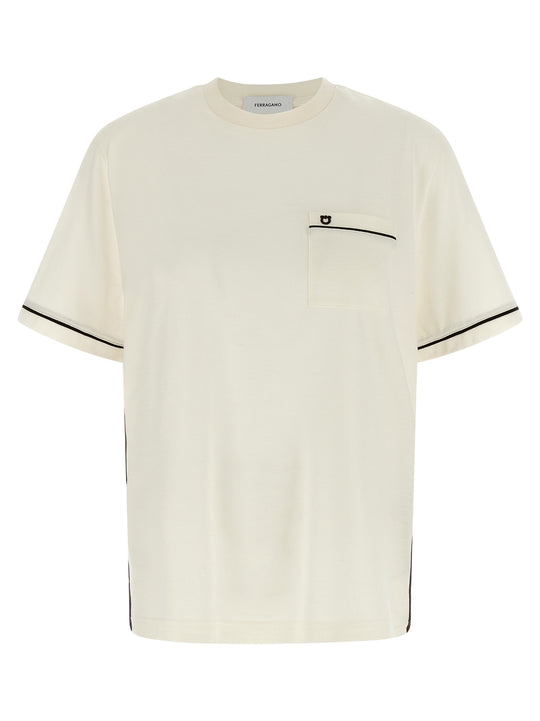 Gancini T Shirt Beige