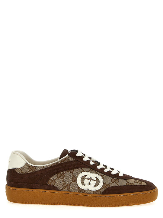 Incrocio Gg Sneakers Marrone