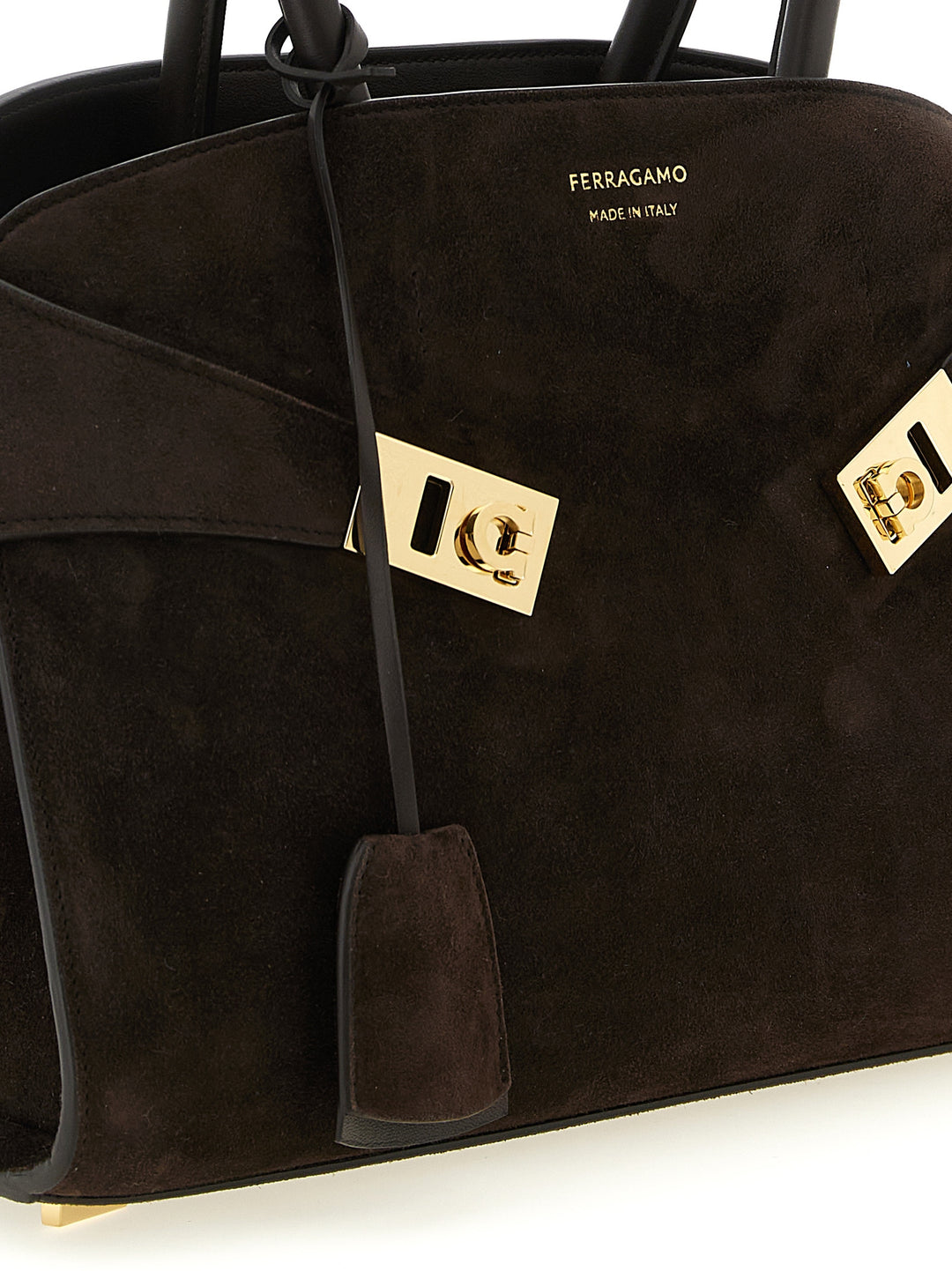 Ferragamo Hug Th (S) Borse a Mano - Marrone | bc6f544ff29406e117104ad3280715252efa99f1