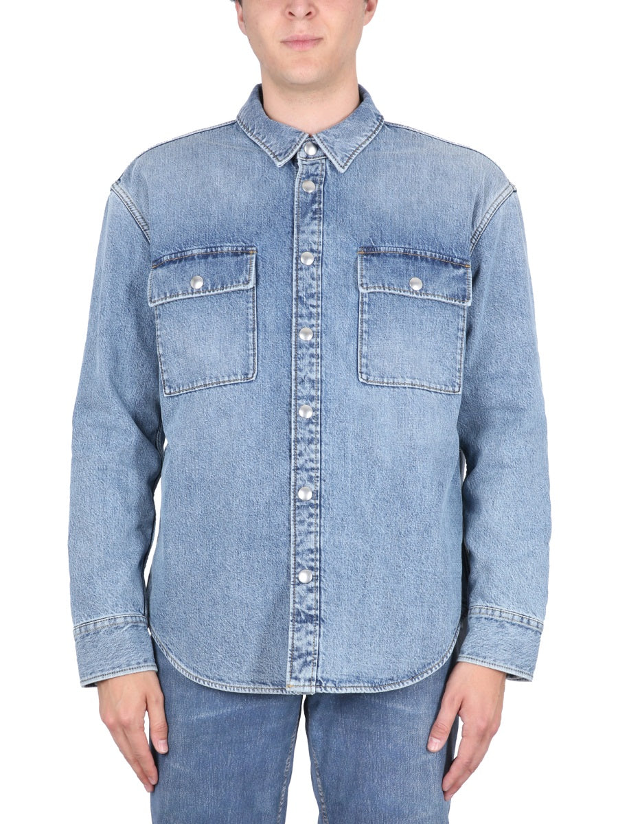 Bottega Veneta Camicie - Blue | b3c21546d396530d6bbad0fe70e303403e2eb527