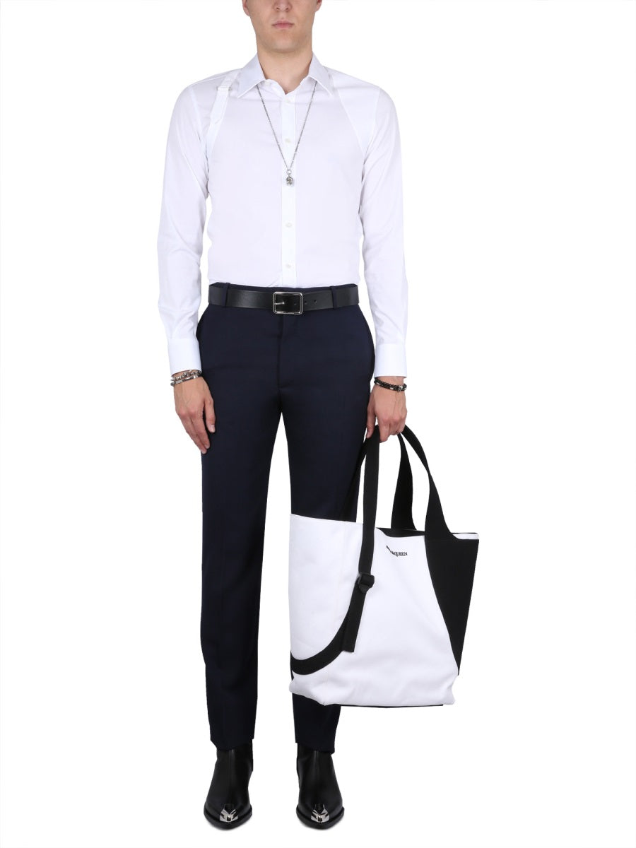 Alexander McQueen Pantaloni - Blu | Wanan Luxury