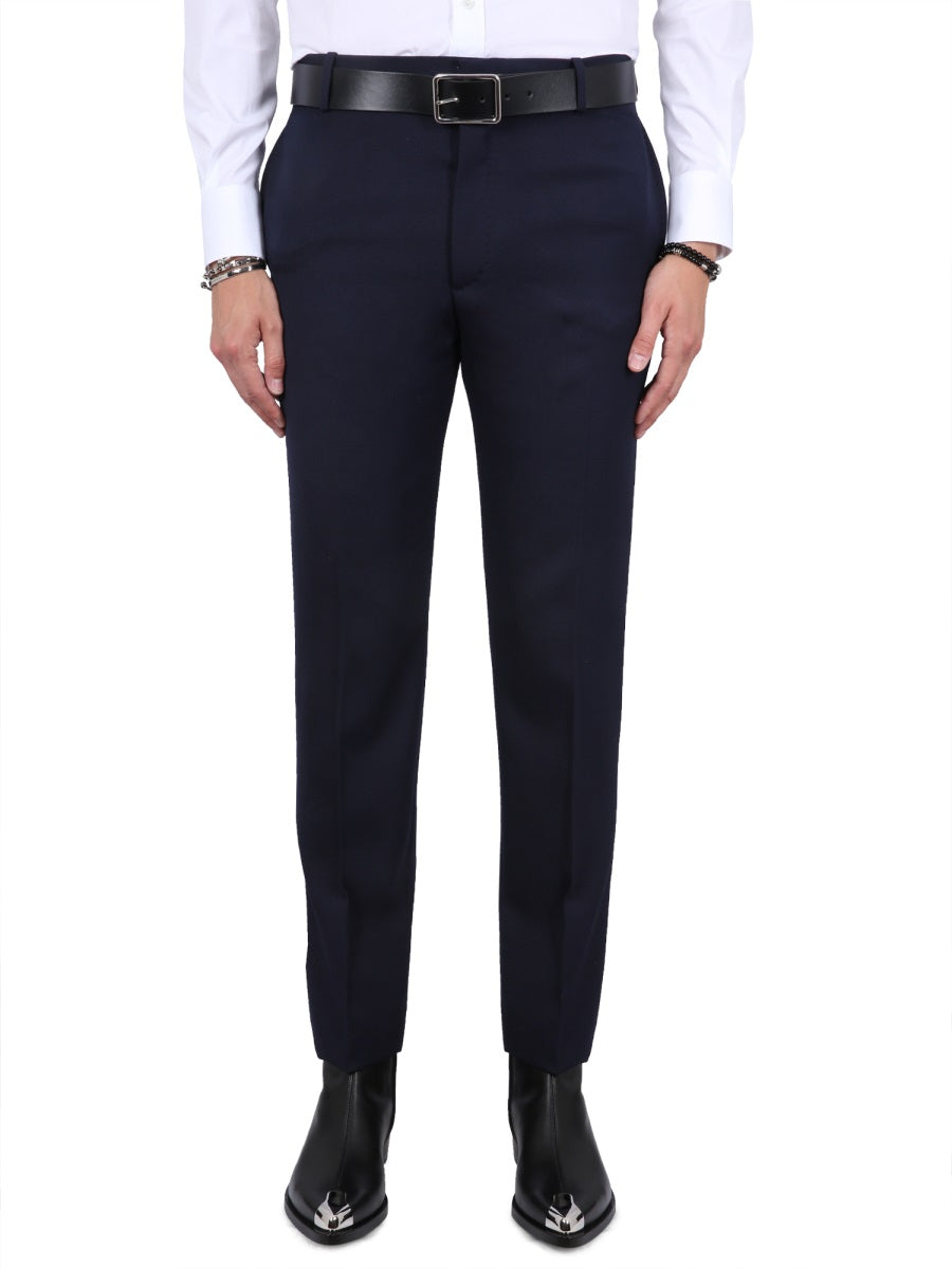Alexander McQueen Pantaloni - Blu | Wanan Luxury