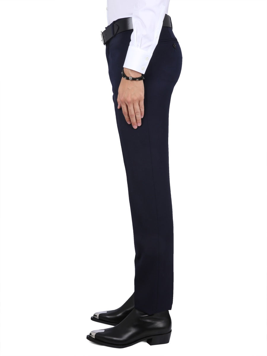 Alexander McQueen Pantaloni - Blu | Wanan Luxury