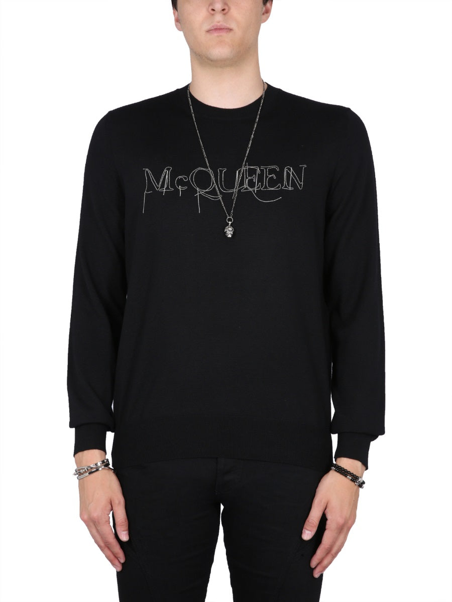 Alexander Mcqueen Maglioni - Black | b893b856fb90e9b0a9155f68443a40cf2ecbaa3b