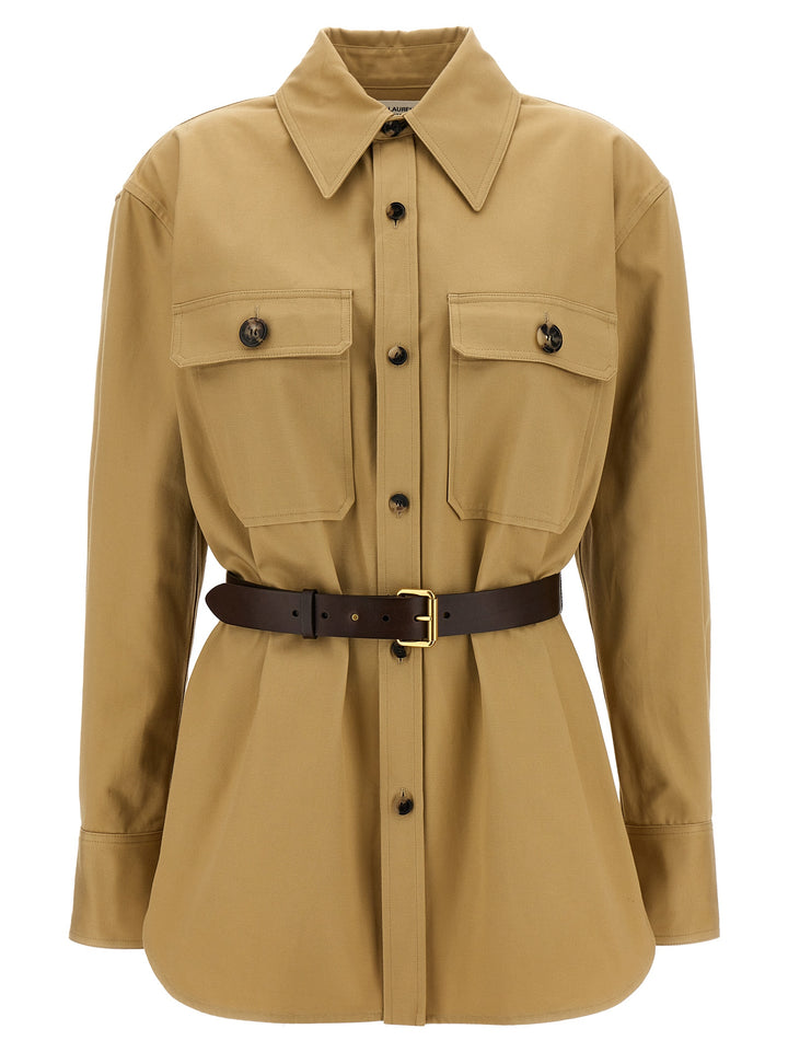 Saint Laurent Saharienne Camicie - Beige | c5ff8c648049378f350d3fc44e9e8ade9aca3f05
