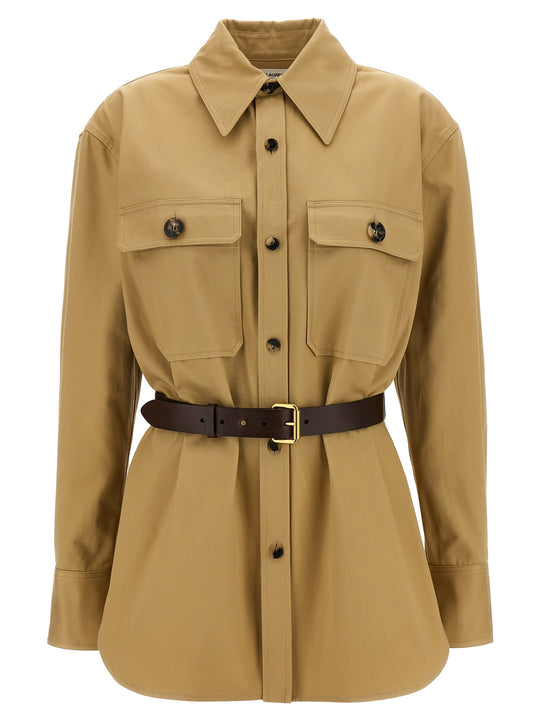 Saharienne Camicie Beige