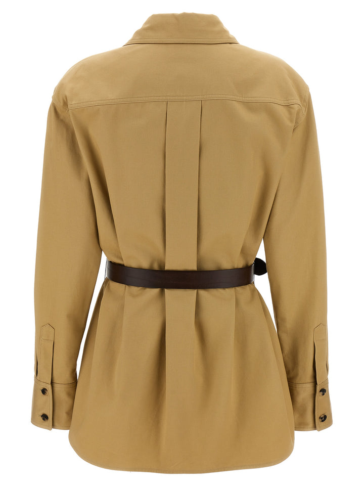 Saint Laurent Saharienne Camicie - Beige | 9d71886a96526dbd014b3de70927621afddfb105