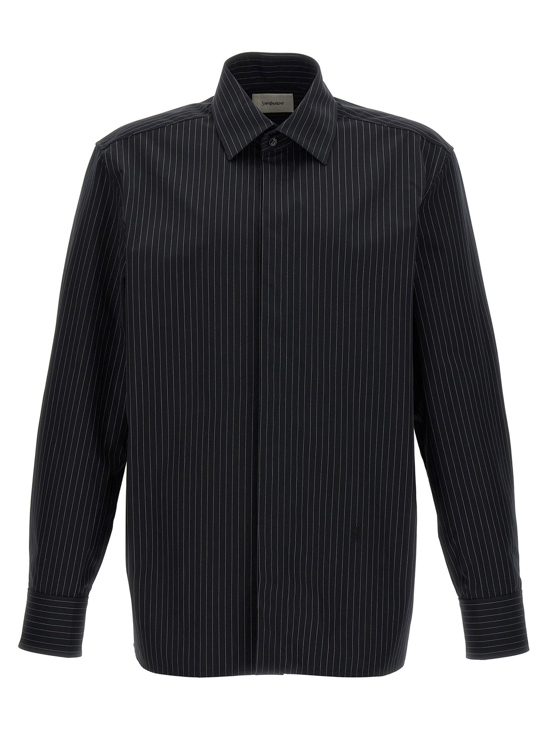 Saint Laurent Striped Shirt Camicie - Bianco/Nero | cb02ed6418c5b716ceba0b441d7489844ccef468