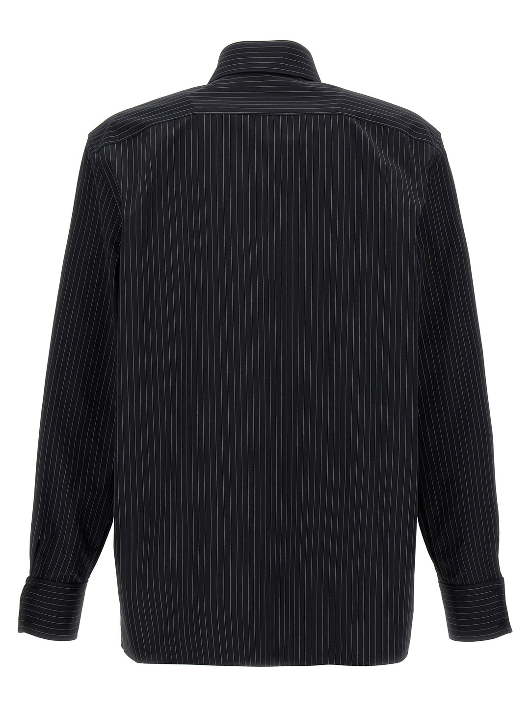 Saint Laurent Striped Shirt Camicie - Bianco/Nero | 194275460279b5708c795499a4a8e14bb2e70c9b