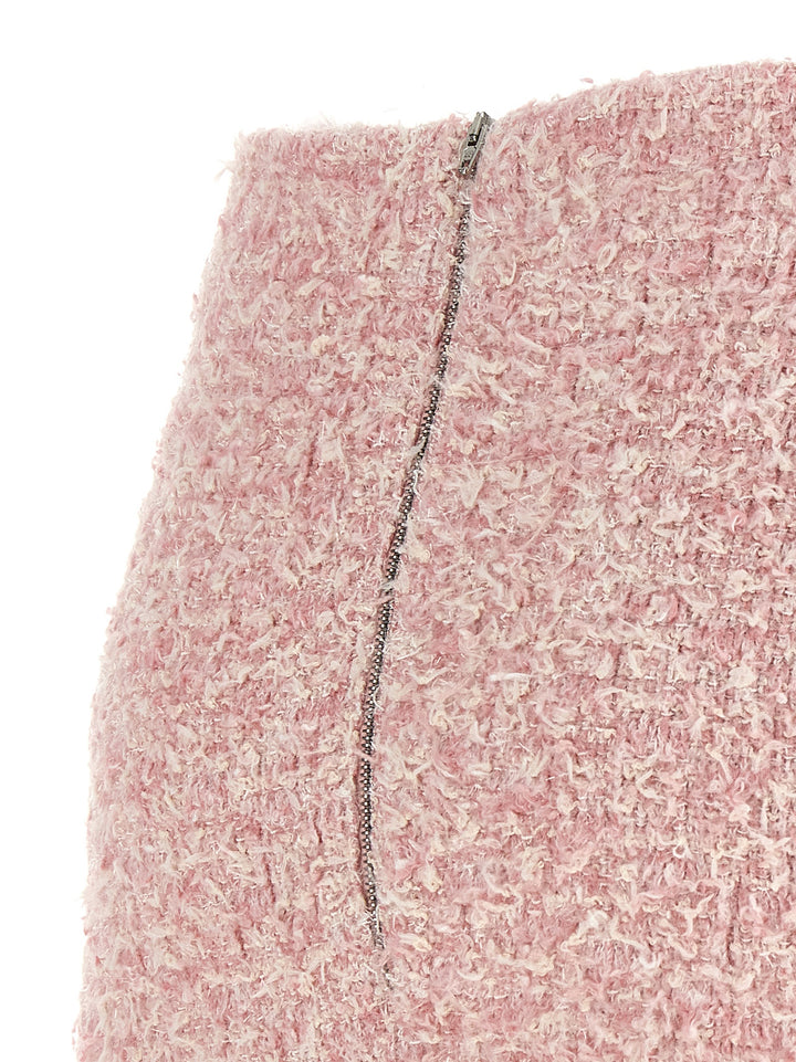 Balenciaga Tweed Skirt Gonne - Rosa | 735069d0a3da2bbee642d9db014500fa9796939c