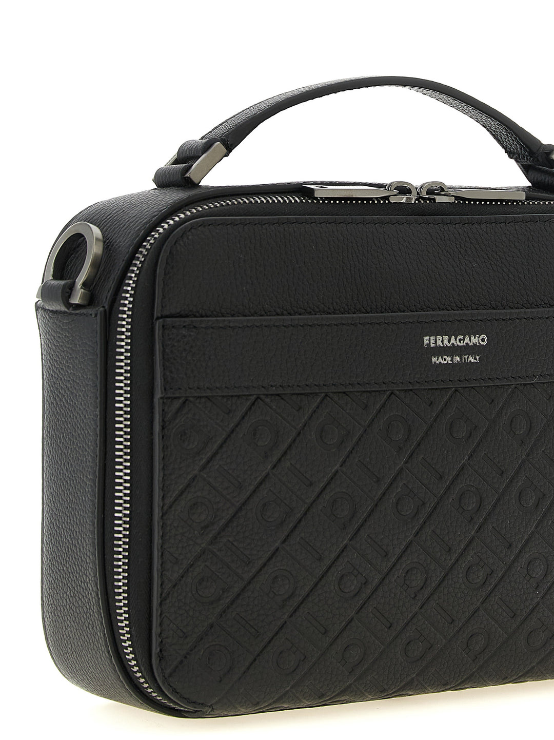 Ferragamo Ferragamo Monogram Borse a Tracolla - Nero | d85288361215d01be539a35ff7092687d8ecfae3