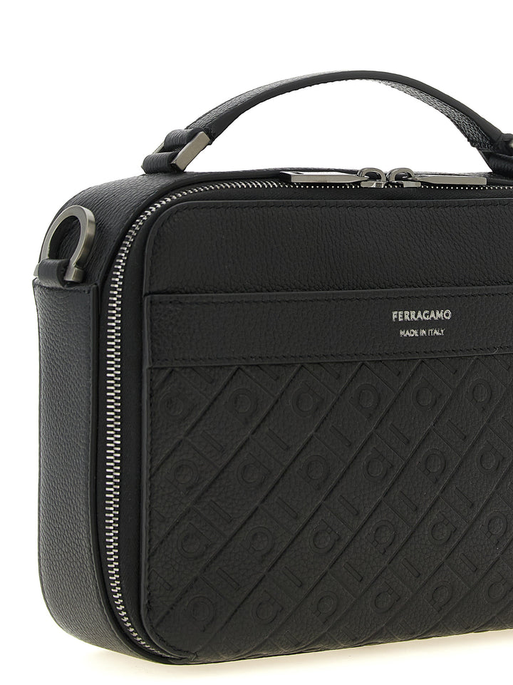 Ferragamo Ferragamo Monogram Borse a Tracolla - Nero | d85288361215d01be539a35ff7092687d8ecfae3