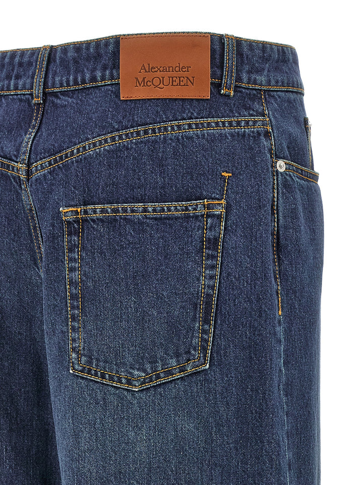 Mcqueen Denim Jeans - Blu | bd5eb6694cf52fcb1e310fc387cda7671e0911fe