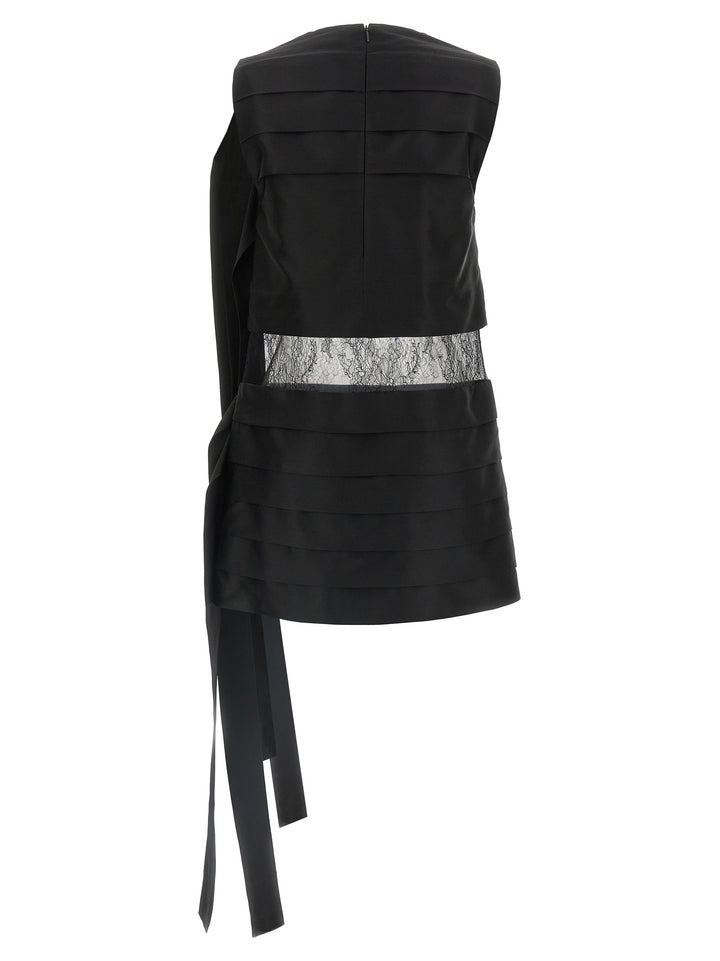 Ferragamo Lace Insert Dress Abiti - Nero | f807db0ae9ffbd26f8a17da9b12acfcbcd1b5b59