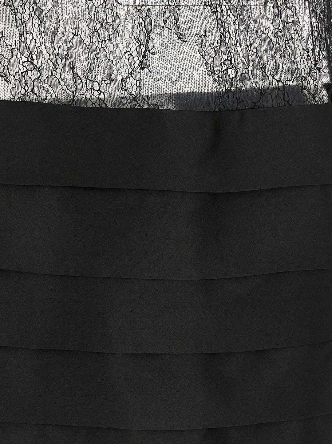 Ferragamo Lace Insert Dress Abiti - Nero | b49b0d0de65f668c1e9838892686e470db956c88