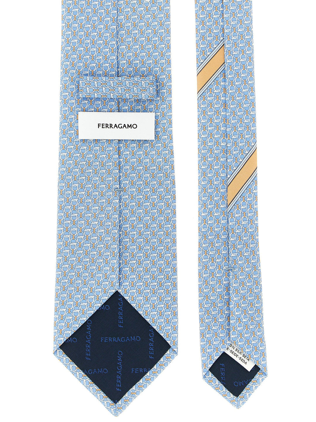 Ferragamo Intreccio Cravatte - Celeste | d02a87cb6dd30afe1ab6b8a9e7eb439cb8ba59ae