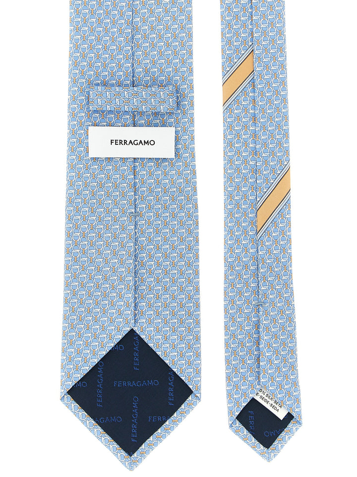 Ferragamo Intreccio Cravatte - Celeste | d02a87cb6dd30afe1ab6b8a9e7eb439cb8ba59ae