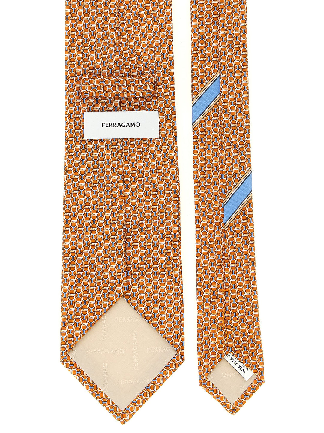 Ferragamo Intreccio Cravatte - Arancione | 2c33c99db01474daf6c8b884b1c59f951c3f81ae