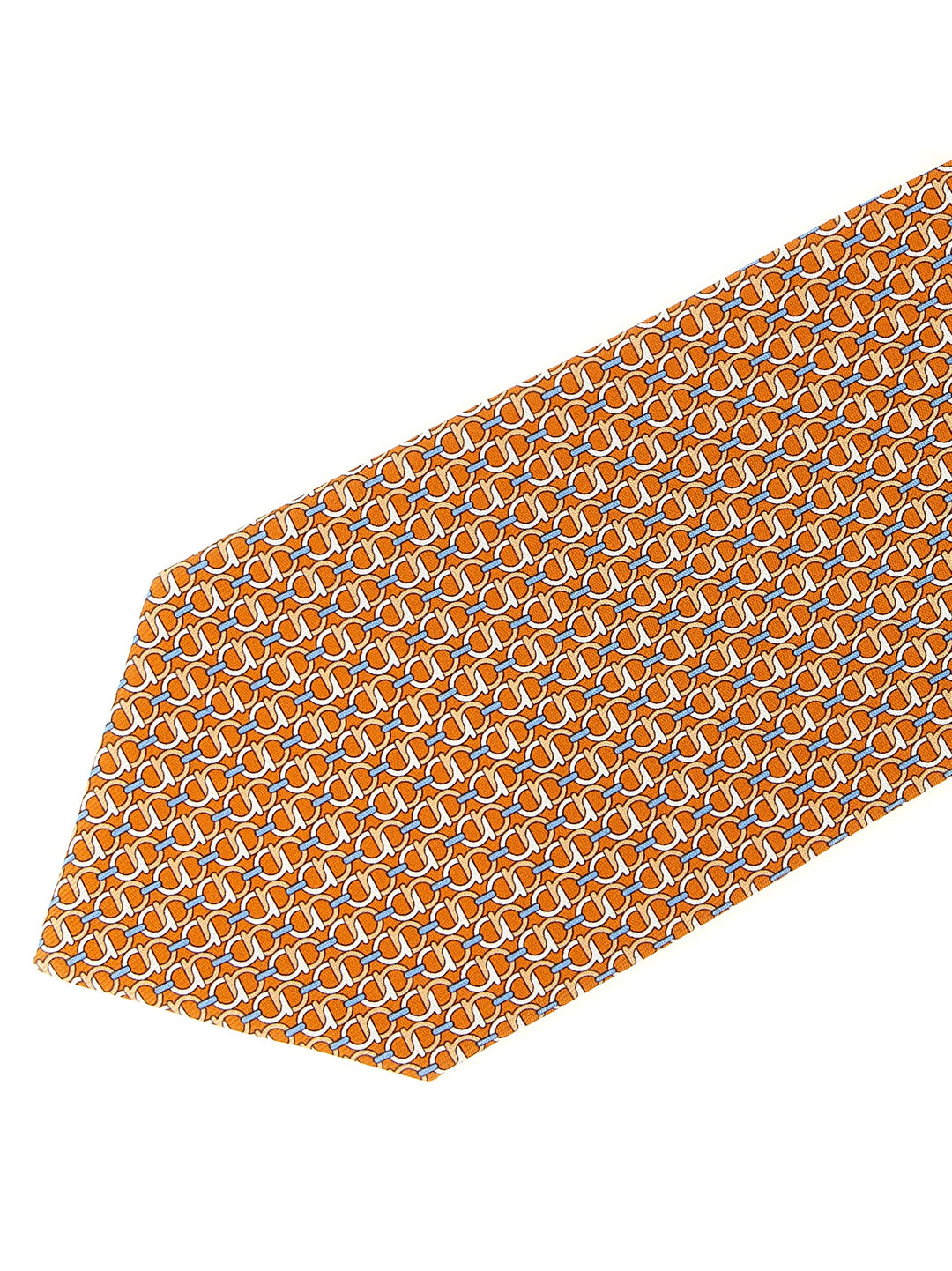 Ferragamo Intreccio Cravatte - Arancione | 3a6d49dfebe81bcc3d9b86de828e4bd201debf32