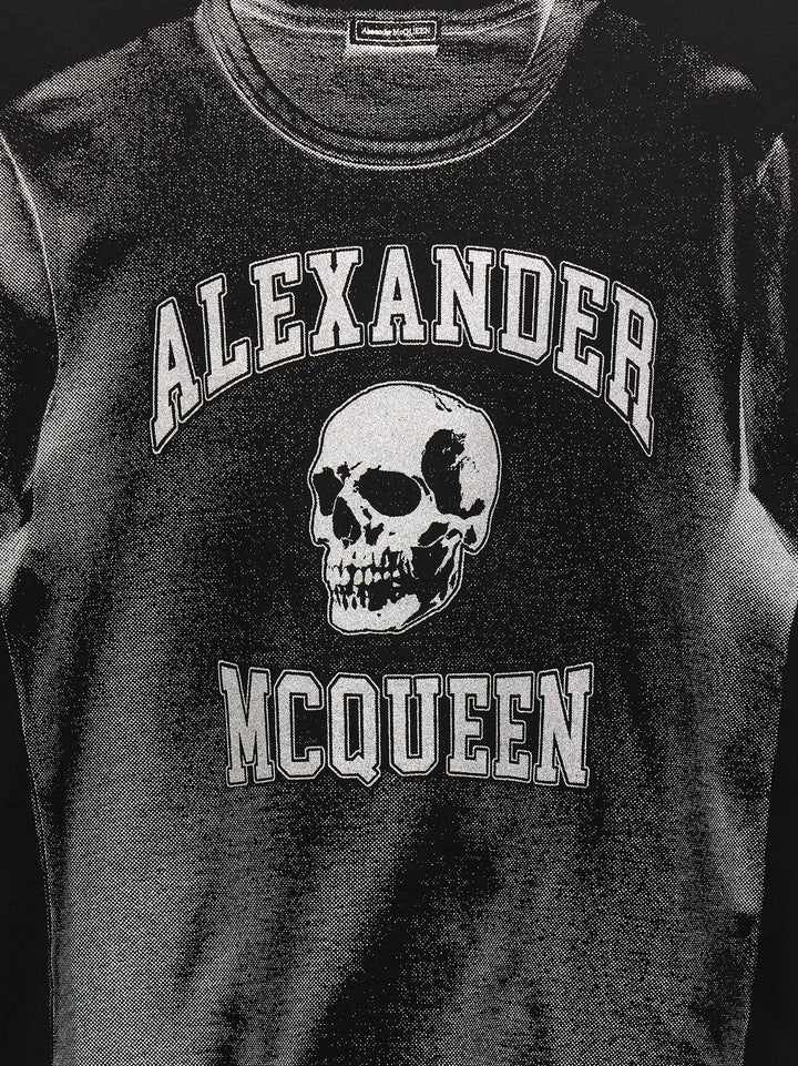 Mcqueen Logo Print T shirt - Nero | 496abee56a0a9a0949cb51e13aabf64031f521ae