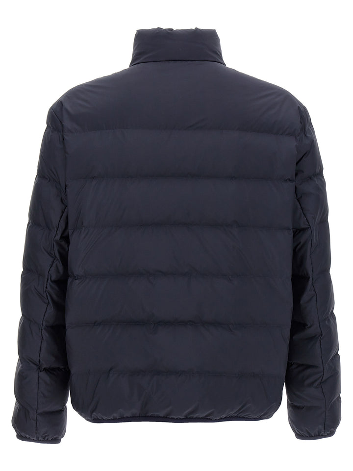 Gucci Logo Print Down Jacket Puffer Jackets - Blu | 90046e0016aa73ea963cac20e1bc14a9fa3902f7