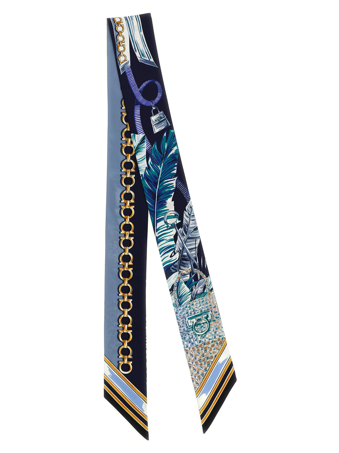 Ferragamo Felini Sciarpe - Blu | 989973144bd185eb3eb1e4305557e9e1de696760