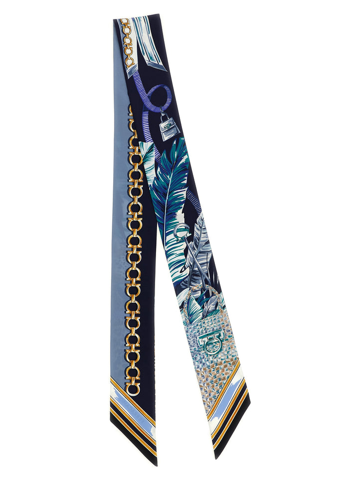 Ferragamo Felini Sciarpe - Blu | 989973144bd185eb3eb1e4305557e9e1de696760