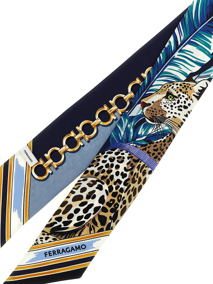 Ferragamo Felini Sciarpe - Blu | cf19a92b958e79c4ec8201862de911ca68877946