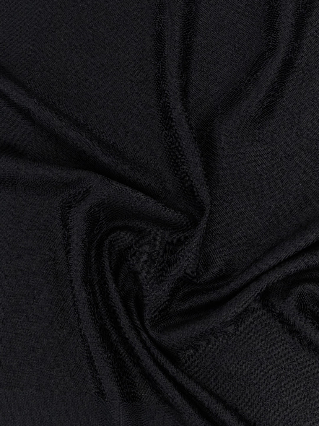 Gucci Gg Jacquard Shawl Sciarpe - Nero | 83dfd93e4616148c34fe43bb2940fd2bbf67322e
