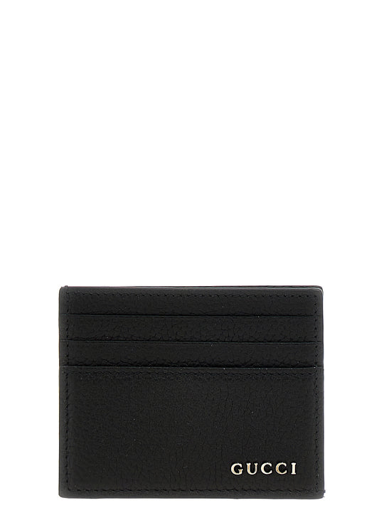 Logo Card Holder Portafogli Nero