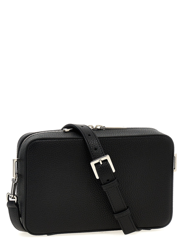 Gucci Logo Leather Shoulder Strap Borse a Tracolla - Nero | 354d71446b258c6f5732fed5353e419c8198ef37