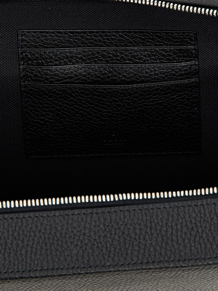 Gucci Logo Leather Shoulder Strap Borse a Tracolla - Nero | 3ee05060a72e6509c2396f2b02a76f829bbc0b97