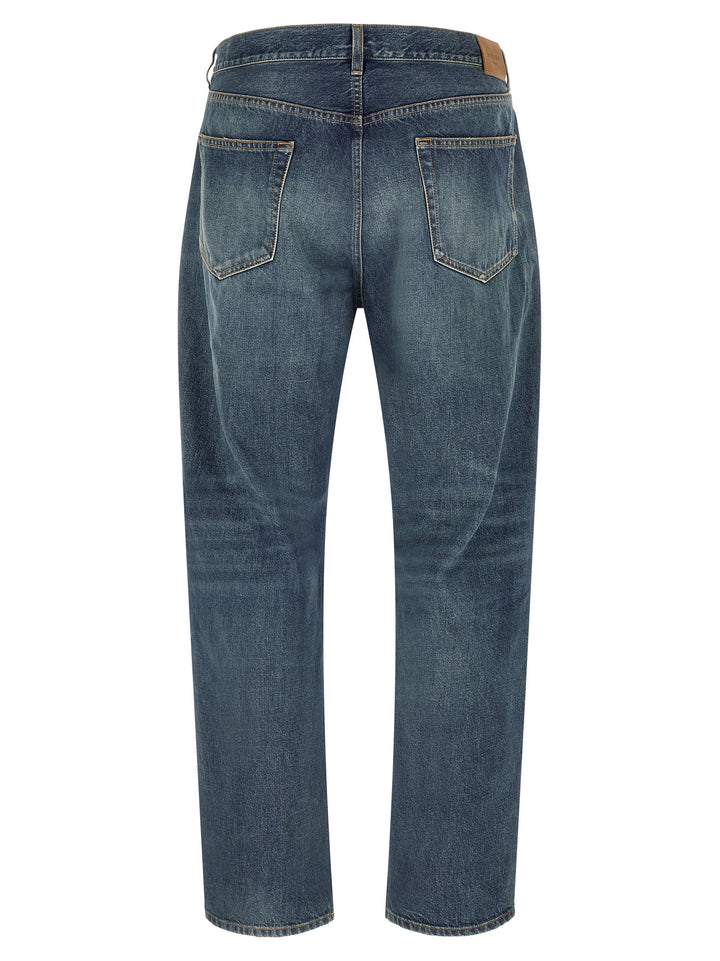 Saint Laurent Straight Leg Jeans - Blu | 13abc69ab197ef505af29c770bea428c8f68d3fb