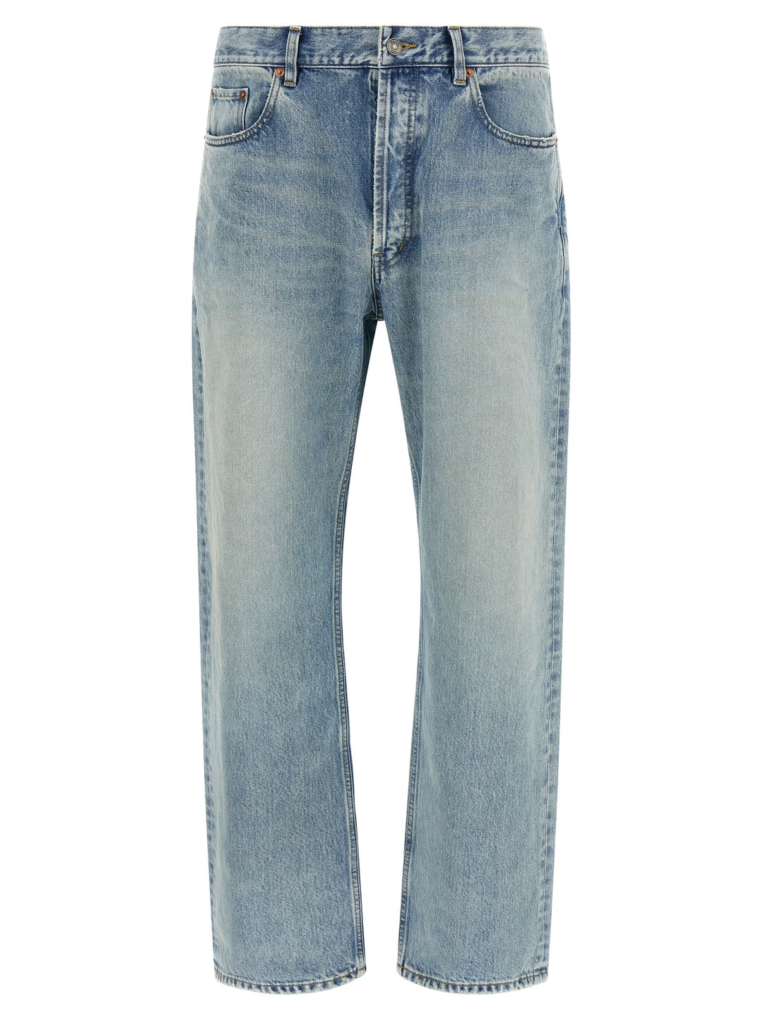 Saint Laurent Wide Leg Jeans - Celeste | 7d1f98c7f03fddbda56c8907bd7f0d60f04017a0