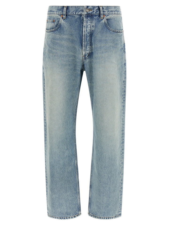 Saint Laurent Wide Leg Jeans - Celeste | 7d1f98c7f03fddbda56c8907bd7f0d60f04017a0