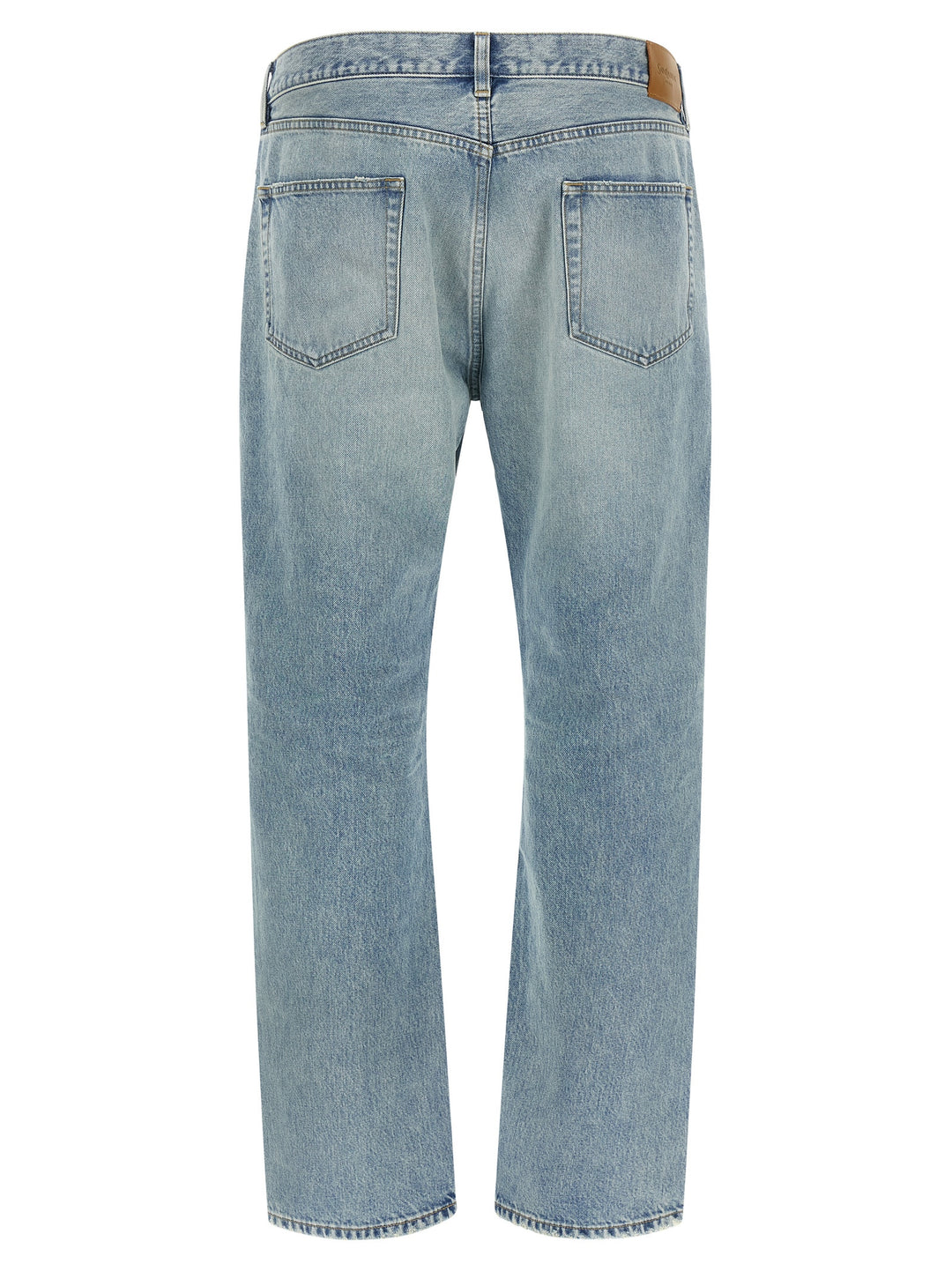 Saint Laurent Wide Leg Jeans - Celeste | 51e2decc907c9f4b4d2c510e4b2583e2597b9c6d