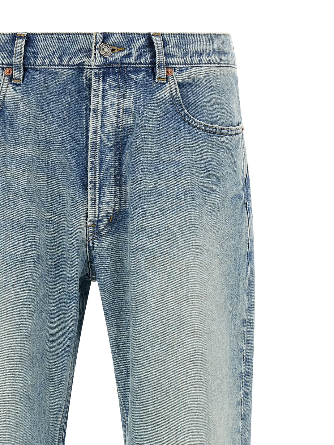 Saint Laurent Wide Leg Jeans - Celeste | 8b1afbd8438d6630803ce71b4f4935a6c00cfee9